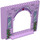 LEGO Lavender Panel 4 x 16 x 10 with Gate Hole with Windows and Vines (15626 / 66587)