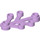 LEGO Lavendel Plant Bladeren 4 x 3 (2423)