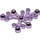 LEGO Lavendel Anlage Blätter 6 x 5 (2417)