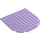 LEGO Lavender Plate 10 x 10 Half Circle (80031)