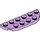 LEGO Lavender Plate 2 x 6 with Rounded Corners (18980)