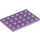 LEGO Lavender Plate 4 x 6 (3032)