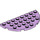 LEGO Lavendel Platte 4 x 8 Rund Hälfte Kreis (22888)