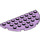 LEGO Lavendel Plaat 4 x 8 Ronde Halve Cirkel (22888)