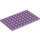 LEGO Lavender Plate 6 x 10 (3033)