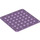 LEGO Lavender Plate 6 x 6 Flex (79998)