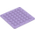 LEGO Lavender Plate 6 x 6 Flex (79998)