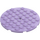 LEGO Lavender Plate 8 x 8 Round Circle (74611)