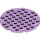 LEGO Lavender Plate 8 x 8 Round Circle (74611)