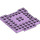 LEGO Lavender Plate 8 x 8 x 0.7 with Cutouts and Ledge (15624)