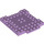 LEGO Lavender Plate 8 x 8 x 0.7 with Cutouts and Ledge (15624)