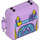 LEGO Lavanda Play Cube Caja 3 x 8 con Bisagra con Mochila y Ballet Slippers (64462 / 78339)