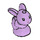 LEGO Lavender Rabbit Baby with Metallic Pink nose (66361 / 66362)