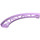LEGO Lavender Rail 13 x 13 Curved with Edges (25061)