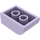 LEGO Lavendel Steigung Backstein 2 x 3 mit Gebogenes Oberteil (6215)