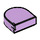 LEGO Lavender Tile 1 x 1 Half Oval (24246 / 35399)