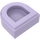 LEGO Lavendel Tegel 1 x 1 Halve Oval (24246 / 35399)