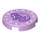 LEGO Lavender Tile 2 x 2 Round with Horse with Bottom Stud Holder (14769 / 106635)