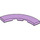 LEGO Lavender Tile 4 x 4 Curved Corner with Cutouts (3477 / 27507)