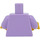 LEGO Lavendel Torso mit Pullover und Rot Halskette (973 / 88585)