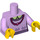 LEGO Lavendel Torso mit Pullover und Rot Halskette (973 / 88585)