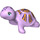 LEGO Lavender Turtle (Walking) with Orange top (11603 / 16073)