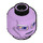 LEGO Lavender Umbaran Soldier Head (Recessed Solid Stud) (3626 / 13724)