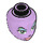 LEGO Lavendel Ursula Female Minidoll Kopf (33836 / 92198)