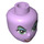 LEGO Lavender Ursula Minidoll Head (33836 / 92198)