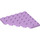 LEGO Lavendel Wig Plaat 6 x 6 Hoek (6106)