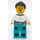 LEGO Lee (Noir Bun Cheveux) Figurine