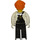 LEGO Lee with Black Overall and Orange Hair Minifigure