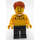 LEGO LEGO Store Employee con Arancione scuro Capelli corti Minifigure