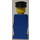 LEGO Legoland man Blau oben und Schwarz Hut Minifigur