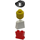 LEGO Legoland Old Type (rouge Jambes, blanc Torse, Noir Cow-boy Chapeau) Figurine