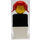 LEGO Legoland Old Type (Blanc Jambes, Noir Torse, Rouge Pigtails) Minifigurine