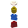 LEGO Legoland Old Type with White Cowboy Hat Minifigure