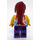 LEGO Legoland Treno Femmina Passeggero Tank Superiore con Stelle Minifigure