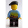 LEGO Legoland Trein Male Passenger, Hawaiian Shirt minifiguur