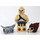 LEGO Lennox med Silver Axelrustning och Chi Minifigur