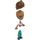 LEGO Leo with White and Coral Shirt Minifigure