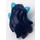 LEGO Leopard Head with Long Dark Blue Hair