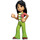 LEGO Liann with Coral Jacket and Green Flares Minifigure