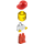 LEGO Lifeguard, Male mit rot Beine, rot Deckel Minifigur