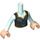 LEGO Light Aqua Anna Friends Torso (73141 / 92456)