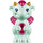 LEGO Helles Aqua Baby Drachen mit Pink (Lula) (33915)
