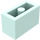 LEGO Light Aqua Brick 1 x 2 with Bottom Tube (3004 / 93792)