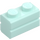 LEGO Light Aqua Brick 1 x 2 with Embossed Bricks (98283)