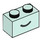 LEGO Aqua clair Brique 1 x 2 avec Smile avec tube inférieur (102574 / 102701)