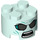 LEGO Aqua Clair Brique 2 x 2 Rond avec Nehmaar Angry Face (3941 / 68116)